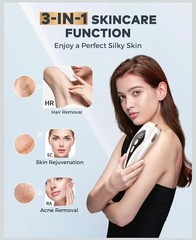 Hikyskin Laser Hair Removal with Cooling – Paliness 3 in 1 IPL Hair Removal for