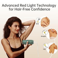 Amifiy Ice Cooling IPL Home Laser Hair Removal Device Epilator Face Body Armpit