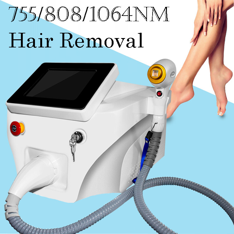 Painless Diode Laser Ice Titanium 755/808/1064nm Hair Removal Machine Permanent