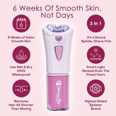 Glabrouse Skin Epilator, Glabrous Hair Remover for Face – Look Pink