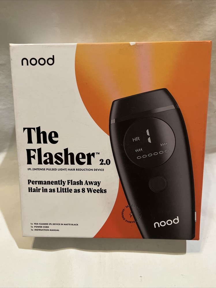 Nood The Flasher 2.0 IPL Laser Hair Removal Handset BLACK Used Great Condition