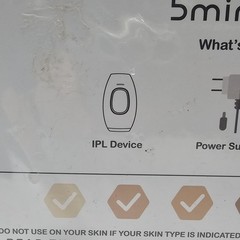 5Minskin The Premium IPL Hair Removal Device Brand New In Box Sealed
