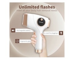 Laser Hair Removal, Rose gold Unlim Flashes IPL Permanent Hair Removal Sealed