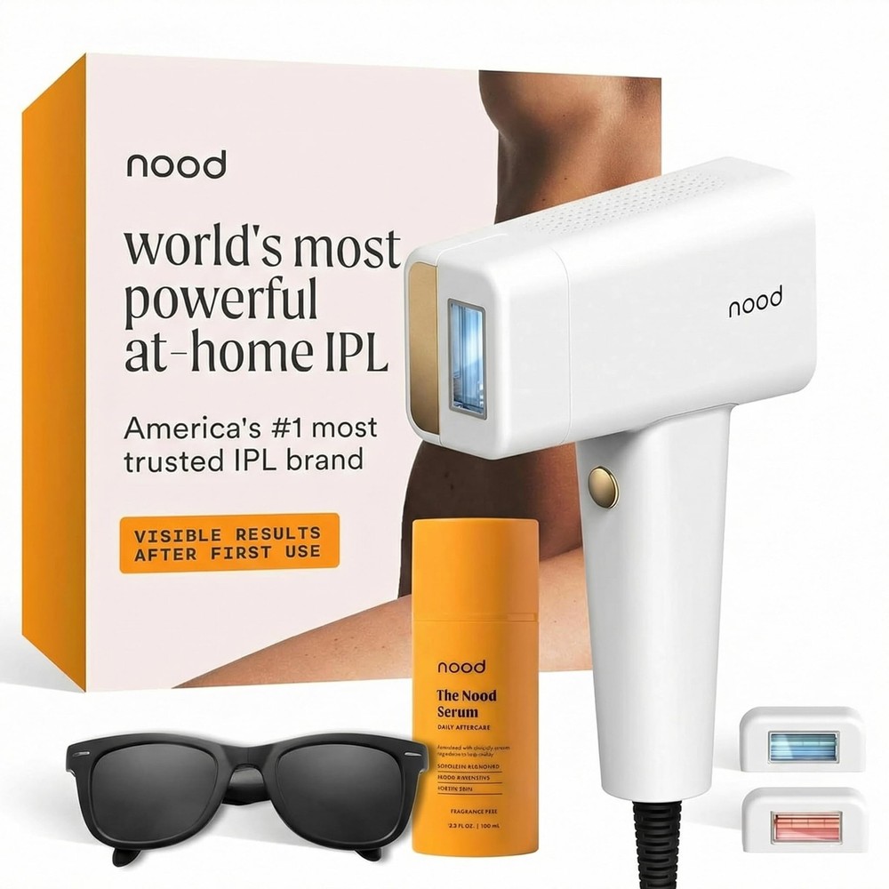 Nood™ NEW Flasher Pro + Slow-Grow Serum — 1 Count (Pack of 2), Gloss White