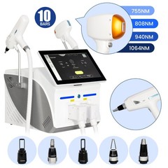 2-In-1 808 Diode Laser Hair Removal +Picosecond Tattoo Removal Skin Rejuvenation