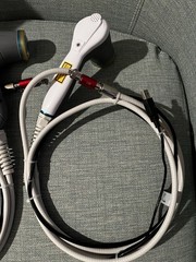 808nm/10nm Diode Laser Hair Removal Handpieces w/ Cords, White/Gray (2)