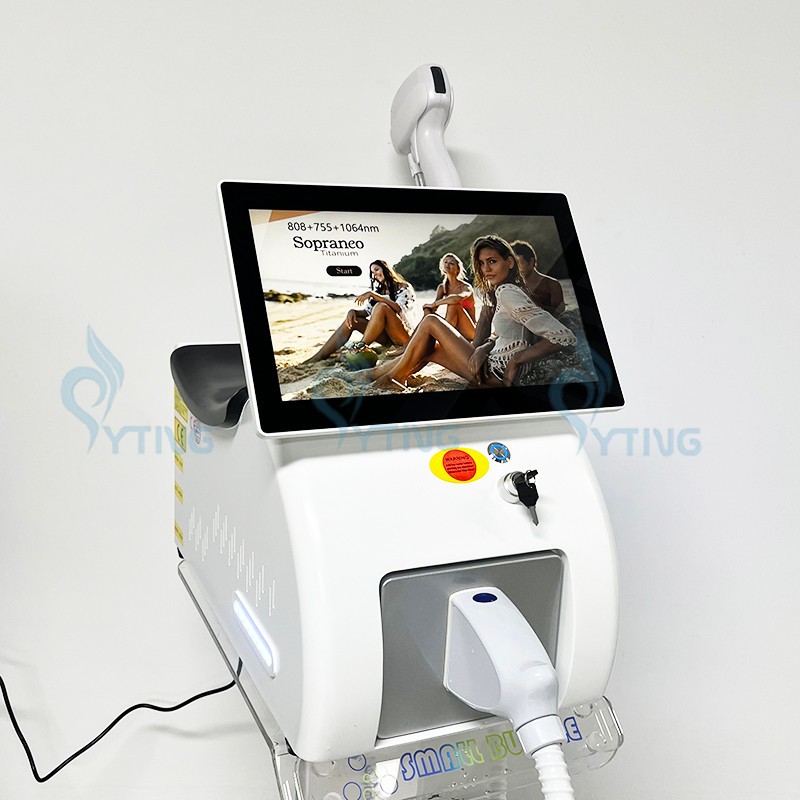 3 Wavelengths Permanent Hair Removal Machine face body lazer epilation