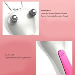 2-USB Thread Face Epilator With LED Lighting For Sensitive Skin