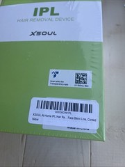 NIB XSOUL At-Home IPL Hair Removal Women Men Permanent 999,999 Flashes Sealed