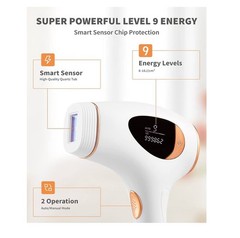 Hair Removal Device, Laser Hair Removal for Women Permanent with 9 Energy Levels