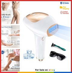 IPL Hair Removal Device Painless Ice Cooling 9 Energy Levels Auto Manual Mode