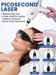 2 In 1 808nm Diode Laser Hair Removal & Pico Laser Tattoo removal Machine 10bar