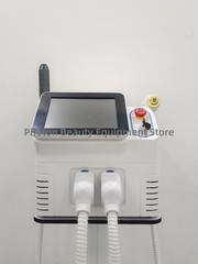 2-in-1 Ice Cooling Multi Wavelength Salon Skin Care Dual Applicator Machine