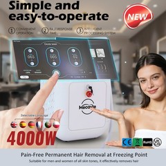 Mecavie Ice Cooling Diode Laser Hair Reduction Salon Beauty Machine CE Certified