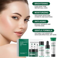 Tea Tree Salicylic Acid Facial Skin Care Set, Acne Treatment Skincare Set…
