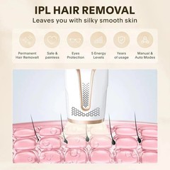 Hair Removal Device for Women and Men 999999-Flashes Permanent Hair Remover