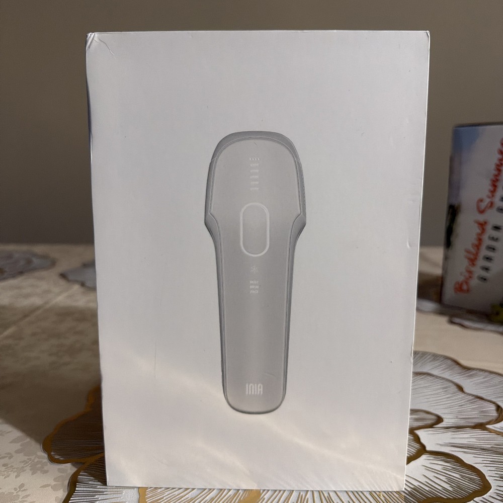 INIA HAUTE Pro IPL Laser Hair Remover Device Ice Cooling (White) At-Home NEW