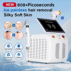 755 808 1064 Diode Laser Permanent Hair Removal Picosecond Nd Yag Tattoo Removal