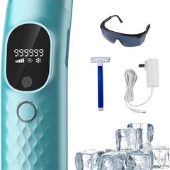 IPL Laser Hair Removal Device Ice Cooling 999,999 Flashes LED Display