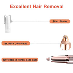 Facial Hair Removal Tool for Women Smooth Finishing, Eyebrow Hair Remover Replac