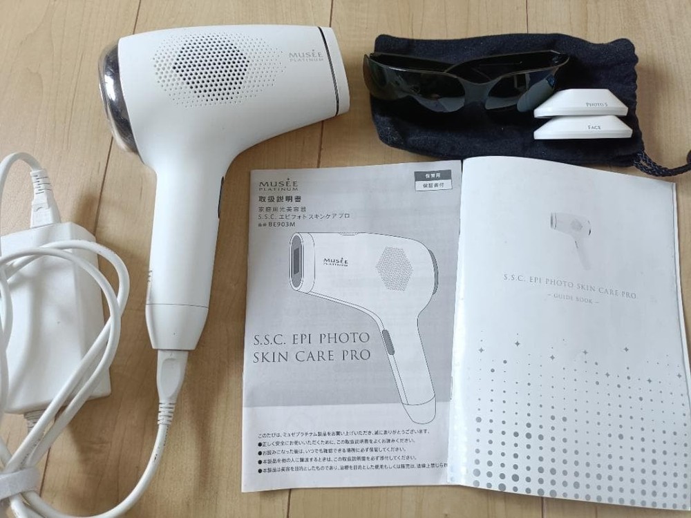 MUSSE EPI Photo Skin Care Pro Hair Removal Device Flash Type Used