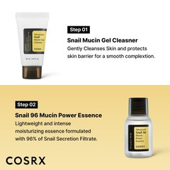 COSRX All About Snail Mucin Korean Skin Care Set, Mini Travel 4 Piece Set