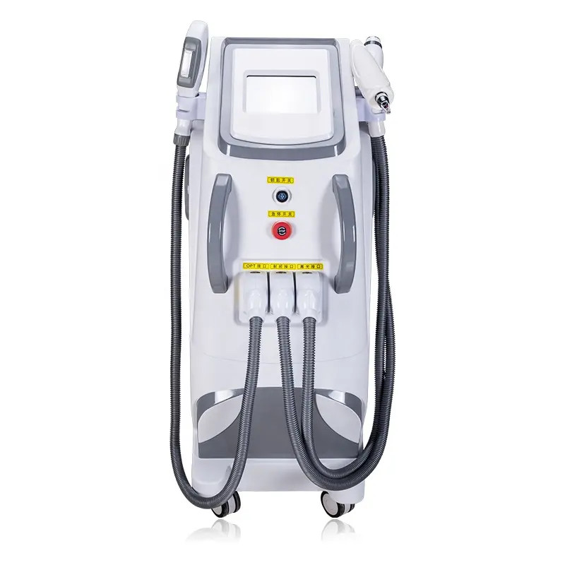 3IN1 OPT IPL Lazer Nd Yag Tattoo Hair Removal Elight RF Skin Whitening Machine