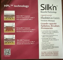 New Silk’n High Capacity Permanent Result Hair Removal Device Mini Spa Edition