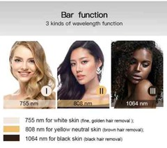 1064/755/808nm Diode Laser Painless Hair Removal Machine Pico Laser Tattoo 2IN1