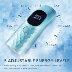 Laser Hair Removal for Women and Men – Permanent Painless Ice Cooling IPL Device