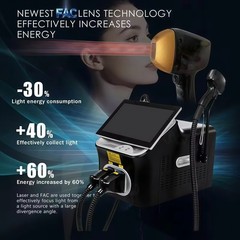2-in-1 Diode & Pico Laser Hair Removal Tattoo Removal Beauty Machine 4-wave