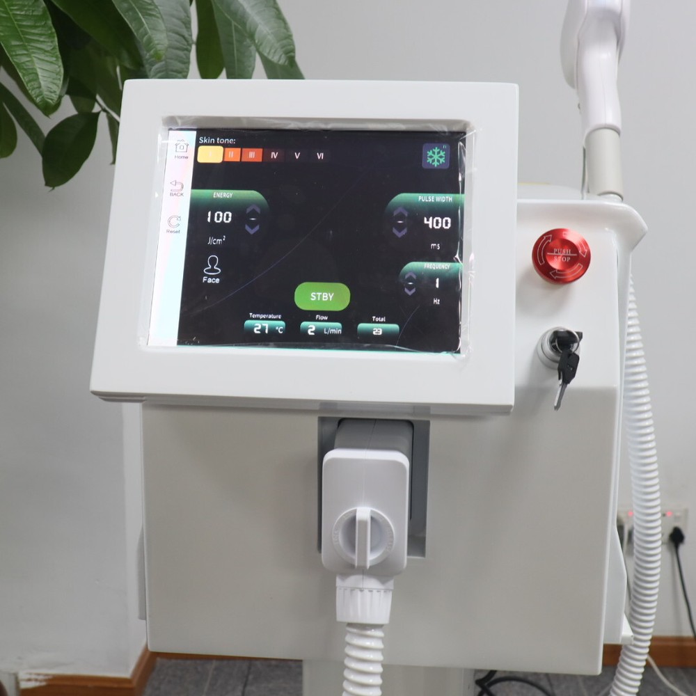 755 808 1064nm Painless Diode Laser Hair Removal Ice Titanium Laser Epilator