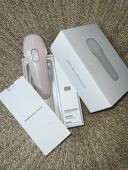 INIA IPL Hair Removal Device Kit, Pink w/ Power Adapter, Goggles & Razor