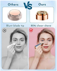 Facial Hair Removal for Women: Electric Painless Hair Remover USB Rechargeable