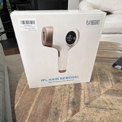 99W IPL Hair Removal Device AI-01, 9 Stage, 999999 Flashes, White/Gold, 4cm²