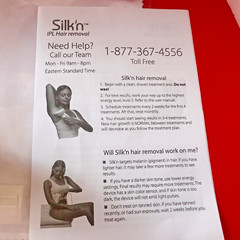 Hair Removal Device by Silk’n BellaFlash Pro Touch & Glide HPL Technology