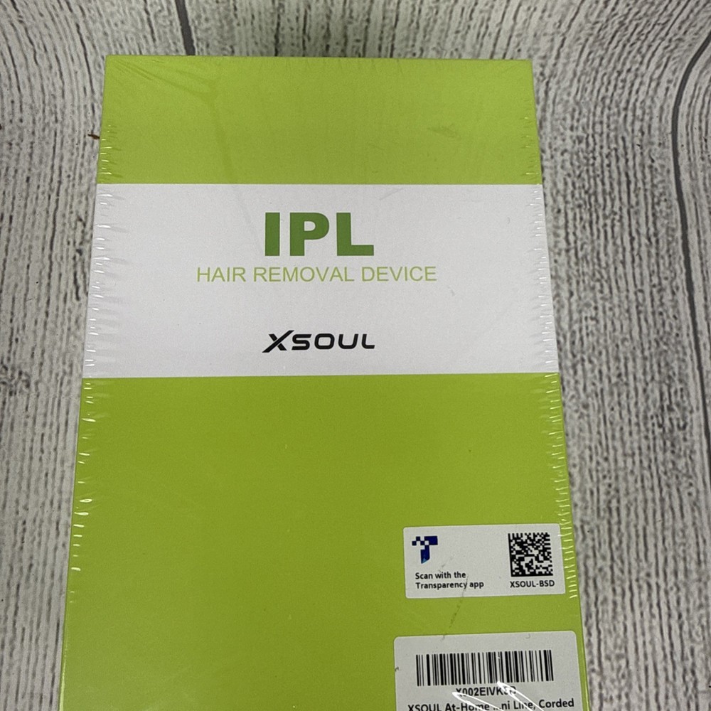 XSOUL At-Home IPL Hair Removal for Women and Men Permanent Hair Removal Sealed
