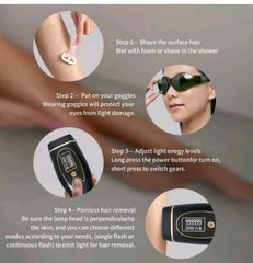 Yamangu Laser Hair Removal Device For Women Or Men Painless NEW Sealed Box