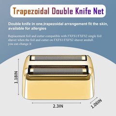 Yaziyir 4 Pack Shaver Replacement Foil And Cutters Compatible Babylisspro