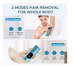 EaseVibe IPL Laser Hair Removal Device, Ice-Cooling Painless Result Hair Removal
