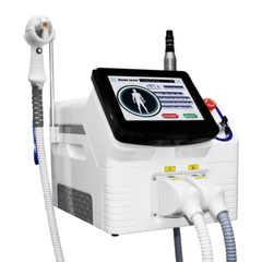 2In1 Diode Laser Hair Removal ND YAG Picosecond Tattoo Removal Skin Care Machine