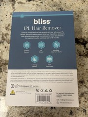 Bliss IPL Hair Remover Contact Sensor, Manual/Automatic Mode, 5 Energy Levels