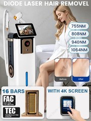 16bar 2 in 1 Diode Laser Hair Removal Machine Tattoo Removal Nd Yag Pico Laser