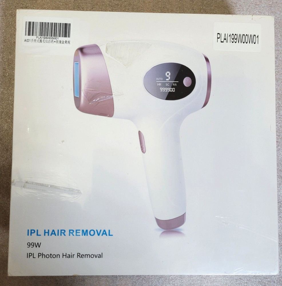 AOPVUI Laser IPL Hair Removal 999,900 Flashes 9 Levels Painless Permanent