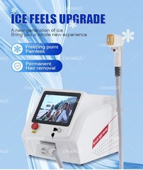 High-quality 755/808/1064nm laser hair removal device, painless hair removal.