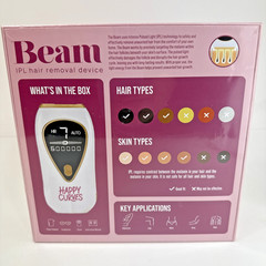 Happy Curves Beam Ipl Laser Hair Removal Device – At-home Permanent Body Hair