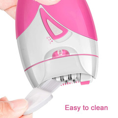 Kemei KM-189A Rechargeable Women’s Epilator Painless Hair Removal Body Shaver P