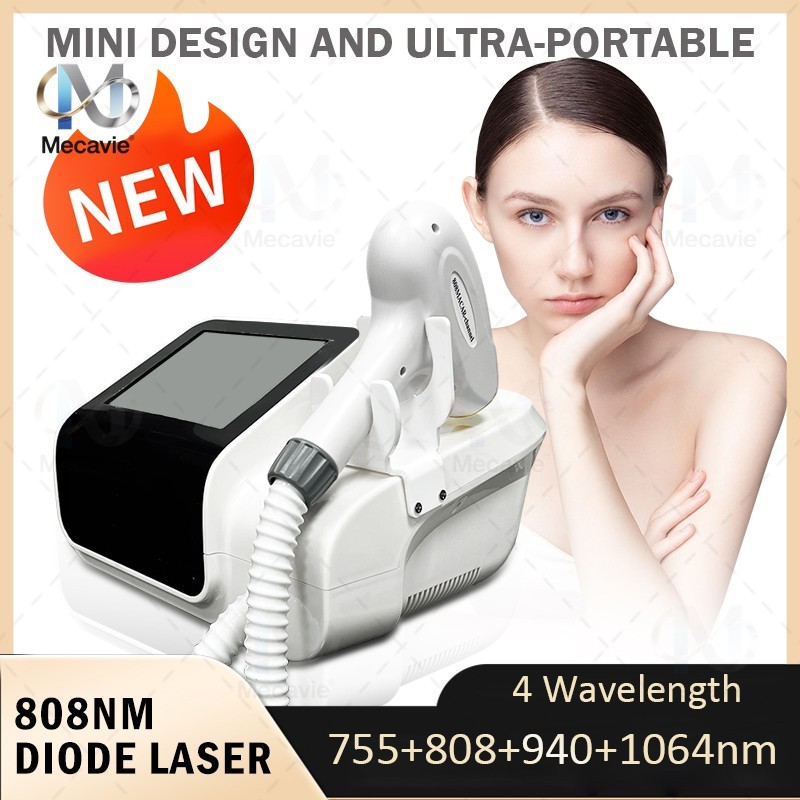 Portable Ice Cooling Diode Laser Painless Whole Body Hair Removal Beauty Device