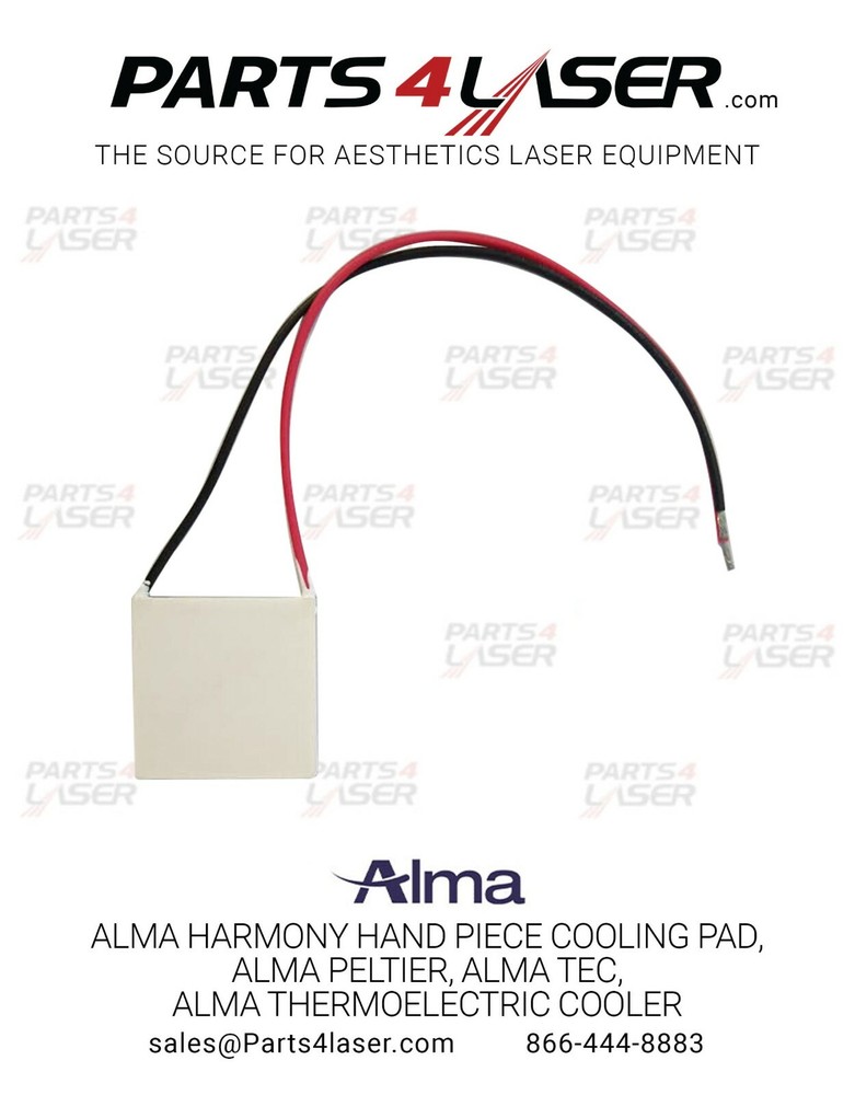 ALMA HARMONY XL HAND PIECE COOLING PAD, ALMA PELTIER, ALMA TEC, ALMA THERMOELECT