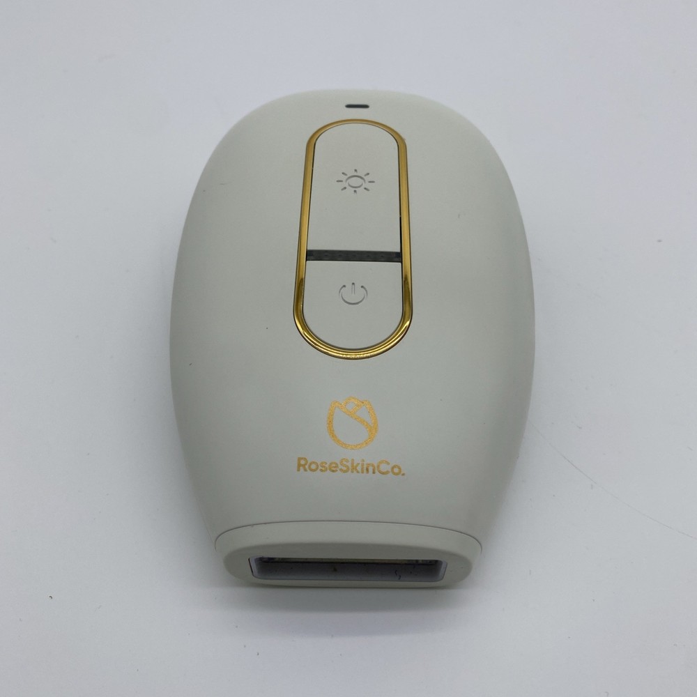 Rose Skin Co Lumi White Gold Laser Hair Removal Device No Power Adapter